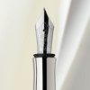 Graf von Faber-Castell Guilloche Rhodium vulpen 