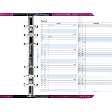 Filofax Personal jaarplanner verticaal 