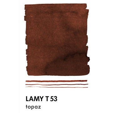 LAMY inktpot T53 Crystal Ink 30ml - 500 Topaz bruin