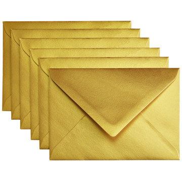 Papicolor Original Metallic envelop C6 goud