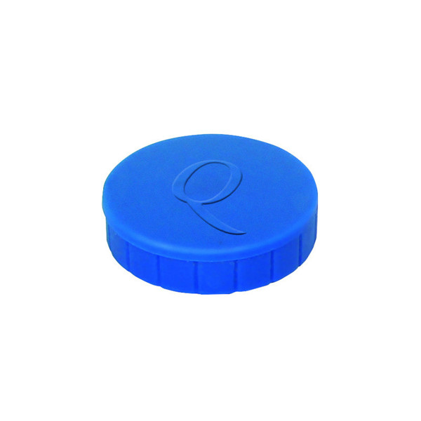 magneet Quantore 20mm 300gram 10stuks blauw