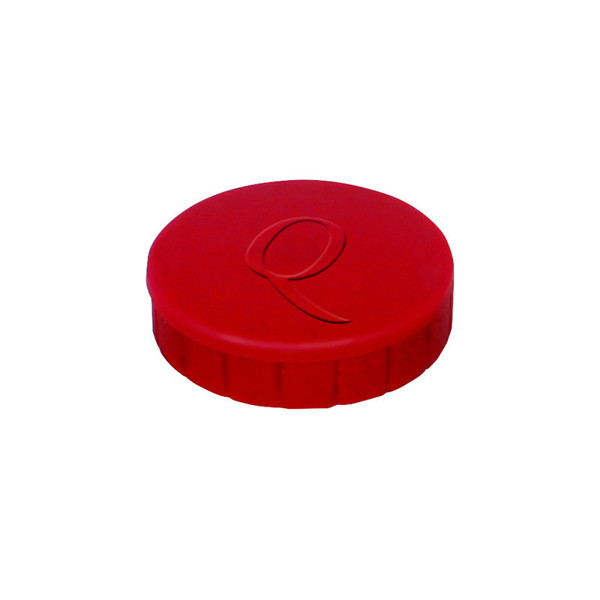 magneet Quantore 20mm 300gram 10stuks rood