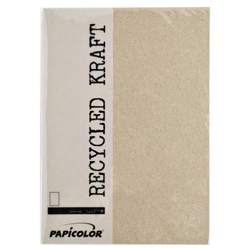 Papicolor A4 100g 12vel kraft grijs