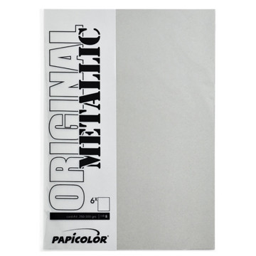 Papicolor Original Metallic A4 120g 6vel zilver