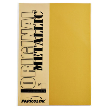 Papicolor Original Metallic A4 120g 6vel goud