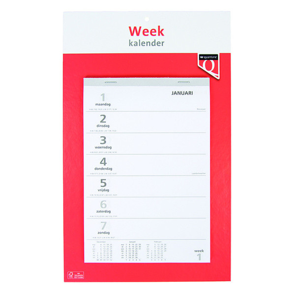 kalender Quantore  weekkalender