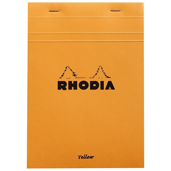 Rhodia notitieblok No.16 A5  ruit 5mm geel papier