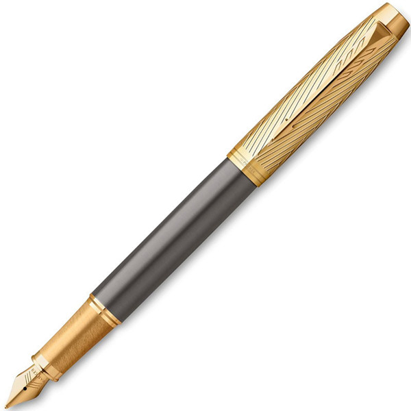 Parker IM 'Pioneers Collection' Arrow Grey Lacquer GT vulpen