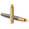 Parker IM 'Pioneers Collection' Arrow Grey Lacquer GT vulpen