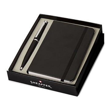 Sheaffer VFM Matte Black CT set balpen + notebook