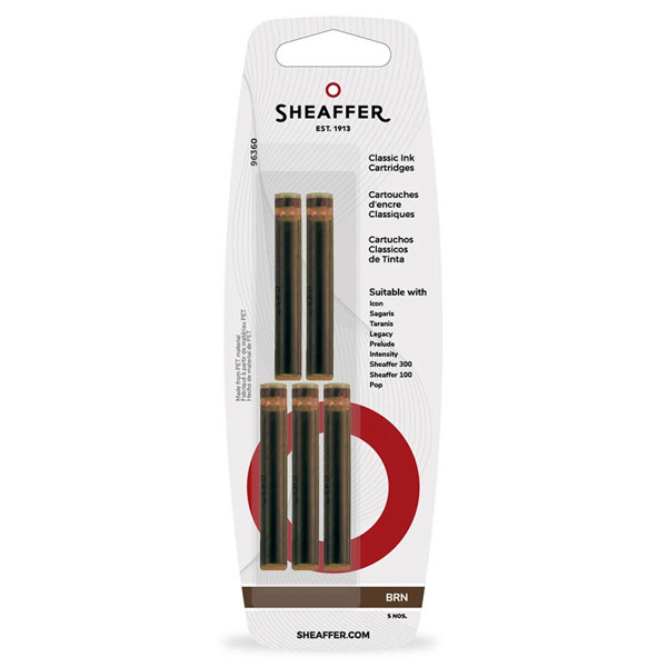 Sheaffer inktpatronen classic Brown