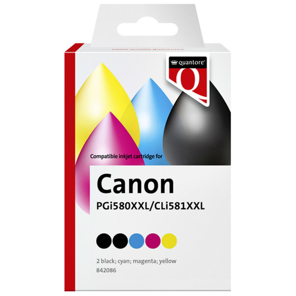  inktcartridge Quantore Canon PGI-580XXL CLI-581XXL multipack