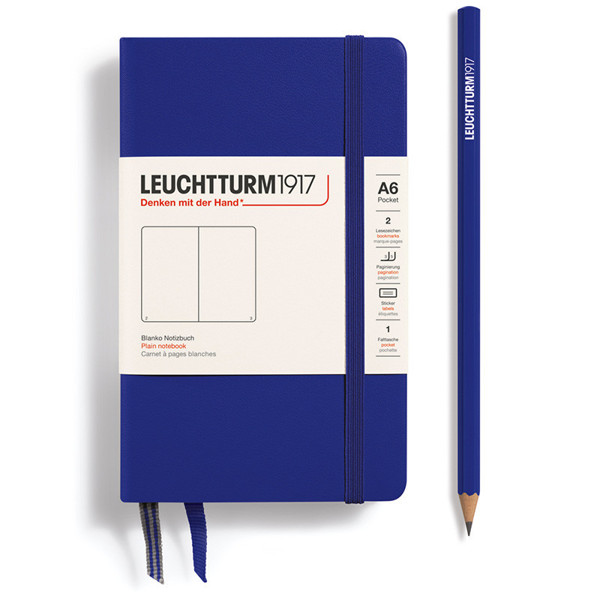 LEUCHTTURM1917 Pocket A6 notitieboek Ink blanco