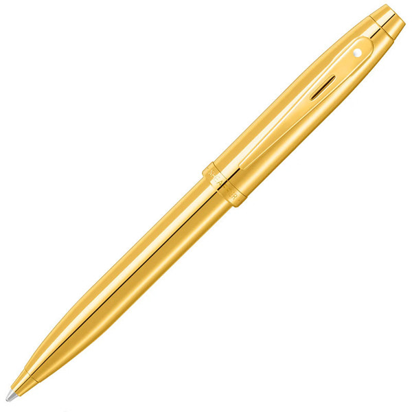 Sheaffer 100 Glossy PVD Gold balpen