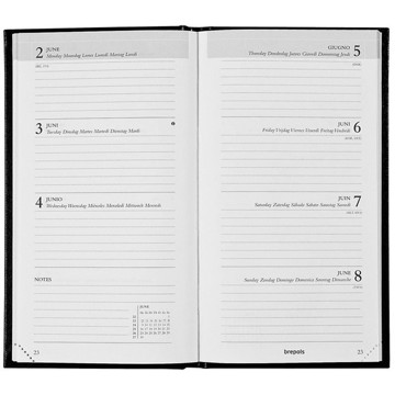 schoolagenda Brepols Student Rainbow  104x167mm 7/2 