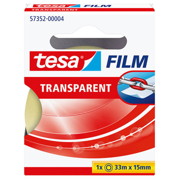  plakband tesafilm® 33mx15mm Transparant in doosje