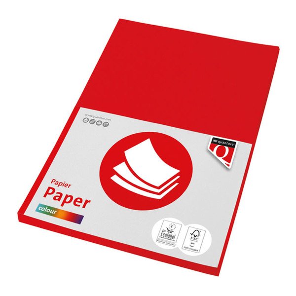 kopieerpapier Fastprint A4 120gr 100vel felrood