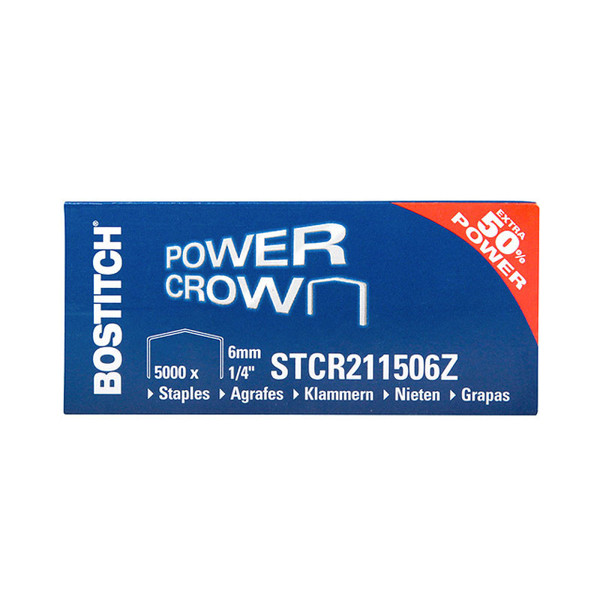 nieten Bostitch B8 staal STRC2115 6mm gebogen rug 5000stuks