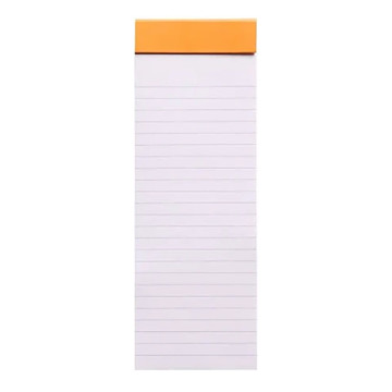 Rhodia notitieblok No. 8 - 7.4x21cm gelijnd  wit papier