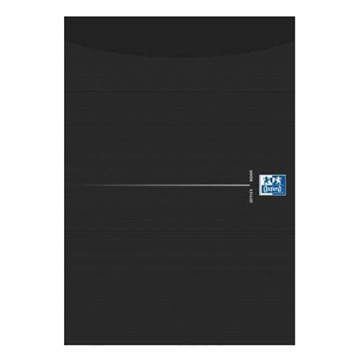 schrijfblok Oxford Smart Black   A4 gelijnd 50vel 90gr