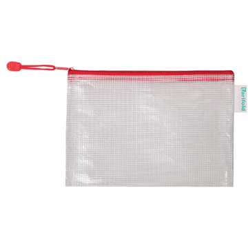 etui Tarifold A5 235x165mm transparant rode rits