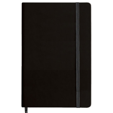 notitieboek Quantore A4 192 blz 80gr zwart gelijnd